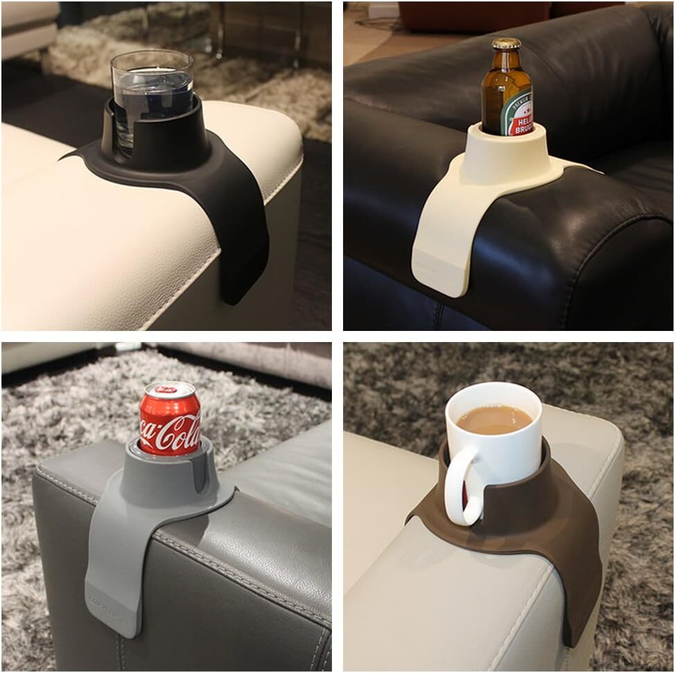 Couch Coaster The Ultimate Drink Holder for Your Sofa Lounger Couch - Mocha Brown V563-20951