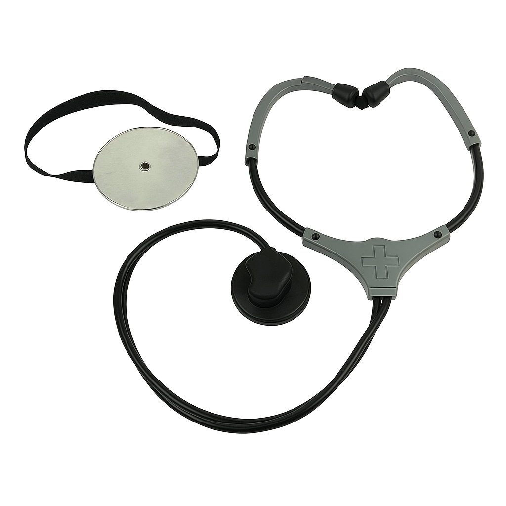 NURSE Party STETHOSCOPE Costume Accessory Fancy Dress Halloween Doctor Hospital V563-2103