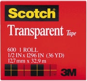 Scotch 3M Transparent Tape 12.7mm x 32.9m - MADE IN USA V563-21200074561