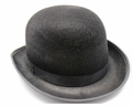 BOWLER HAT Party Vintage Costume Derby Felt Dance Halloween in Black V563-21210-BLK