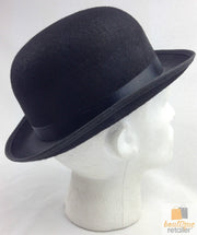 BOWLER HAT Party Vintage Costume Derby Felt Dance Halloween in Black V563-21210-BLK