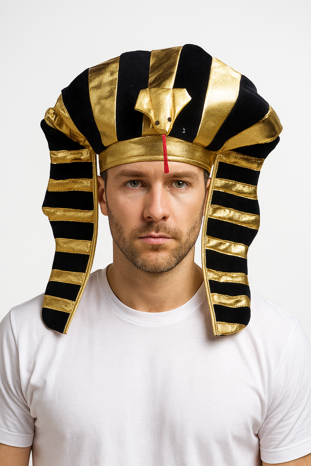 EGYPTIAN PHARAOH HAT King Costume Party Ancient Fancy Dress Halloween Pharoah V563-21315