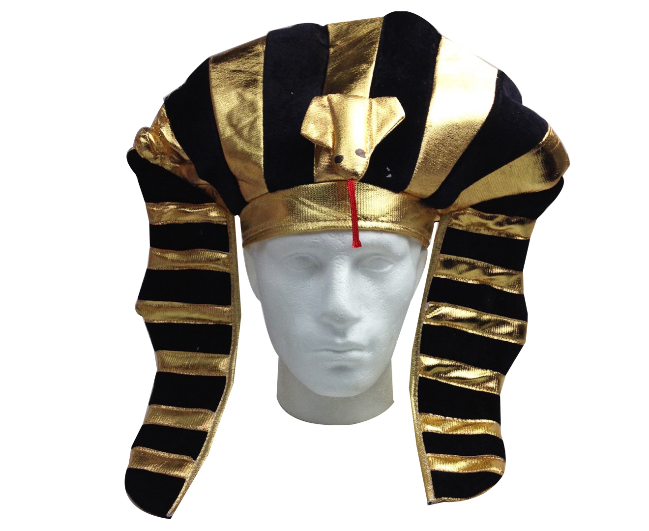 EGYPTIAN PHARAOH HAT King Costume Party Ancient Fancy Dress Halloween Pharoah V563-21315