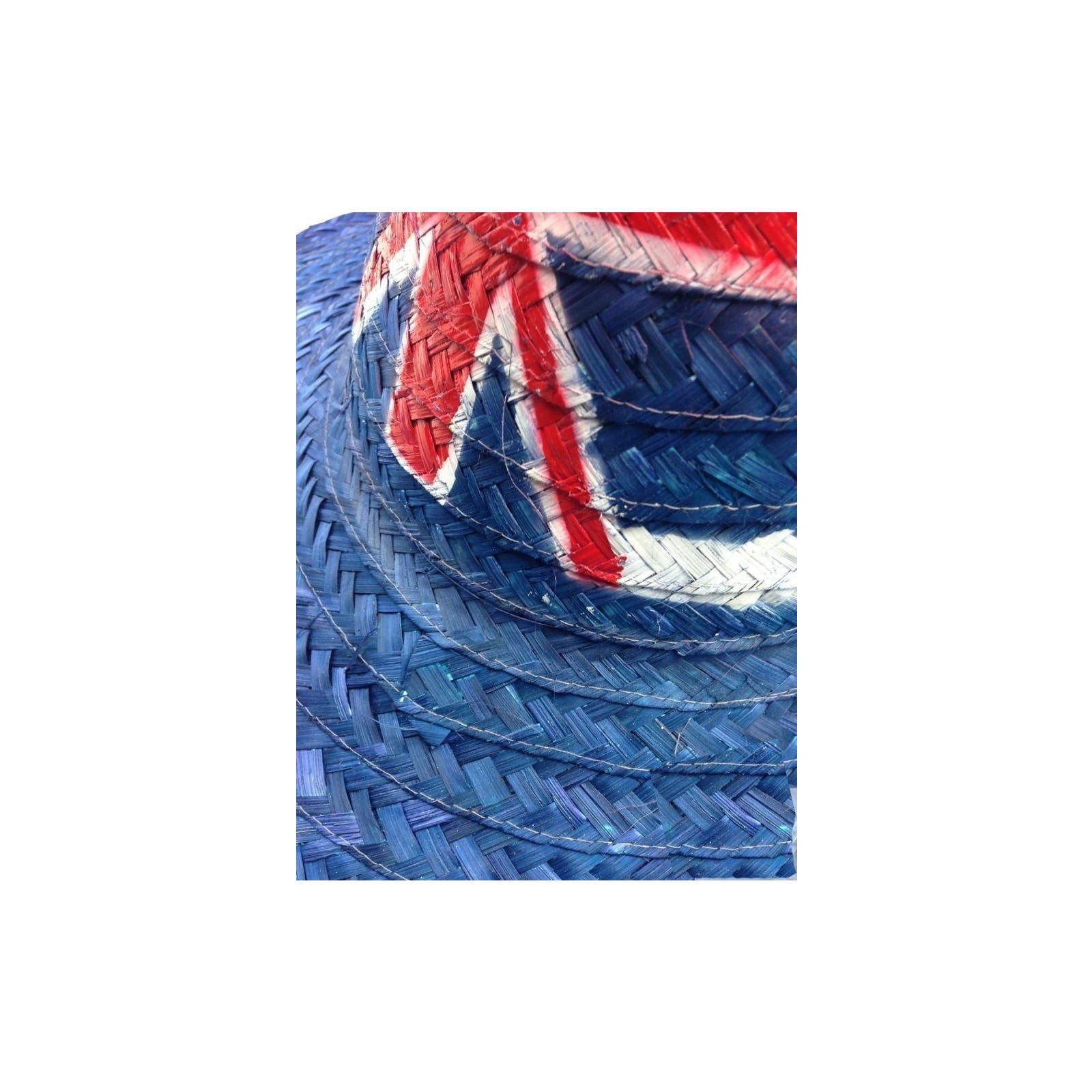 Mexican SOMBRERO Hat w Australian Aussie Flag Design Party Costume 55cm V563-21580-AUSTRALIAFLAG-1PC