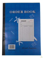 ORDER BOOK 50 Page Duplicate Restaurant Docket Carbonless Take Away V563-22289