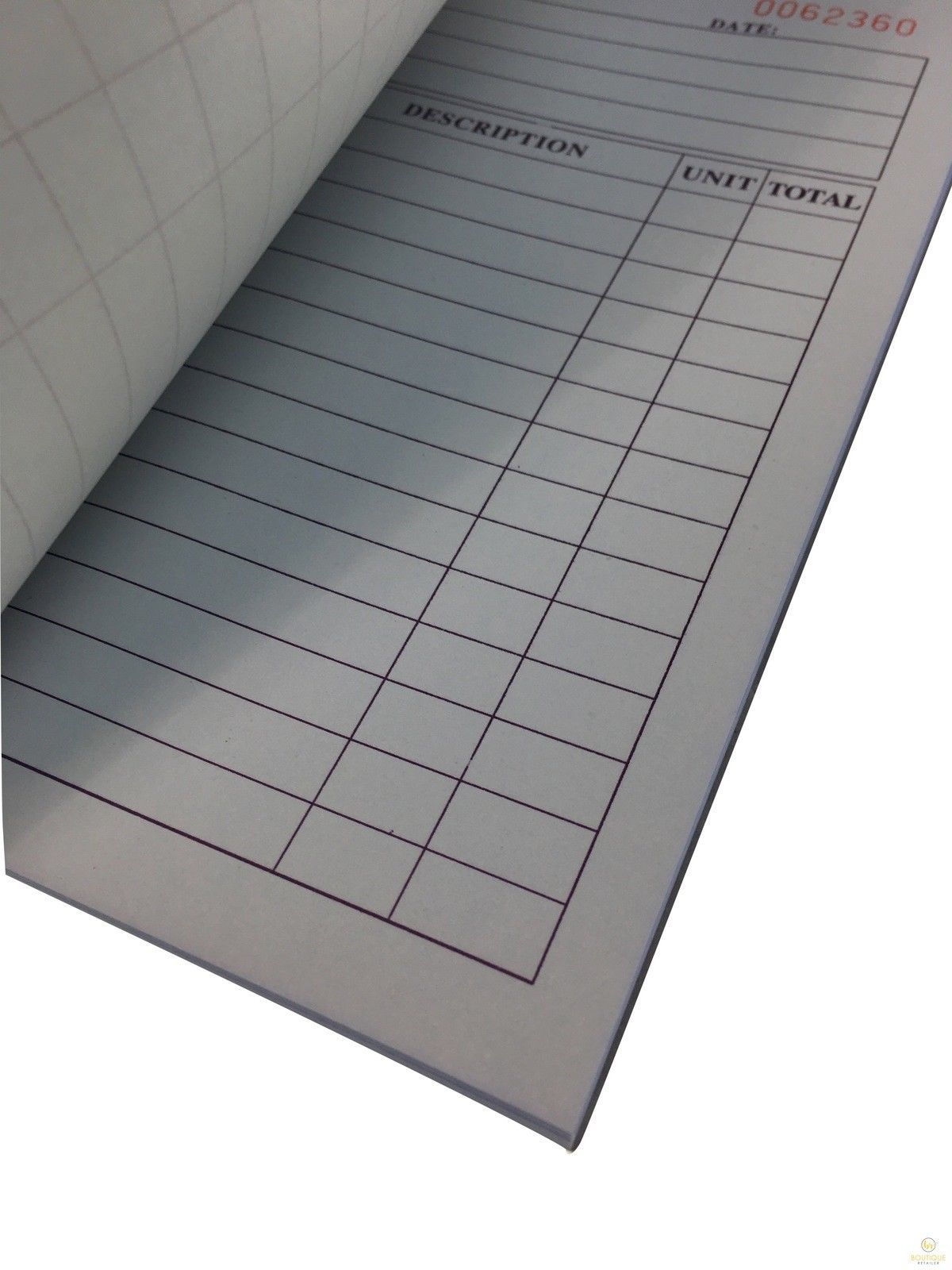 ORDER BOOK 50 Page Duplicate Restaurant Docket Carbonless Take Away V563-22289