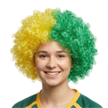 DELUXE AUSSIE AFRO WIG Costume Party Fancy Curly Hair Disco Dress Australia Day V563-22319