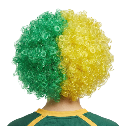 DELUXE AUSSIE AFRO WIG Costume Party Fancy Curly Hair Disco Dress Australia Day V563-22319