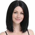 Lob Wig Hair Cosplay Wigs Party Costume - Black V563-22572-01