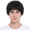 Mens Short Party Wig Costume Party Dress Up Fancy Classic Style - Black V563-22574-BLACK