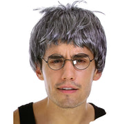 Grandpa Wig Grey Old Man Costume Party Halloween Book Week Professor V563-22640