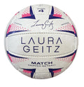 Laura Geitz Match Gripper Netball Hand Sewn Waterproof Official Size 4 V563-226_22681