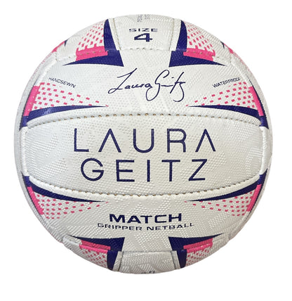 Laura Geitz Match Gripper Netball Hand Sewn Waterproof Official Size 4 V563-226_22681