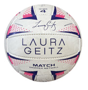 Laura Geitz Match Gripper Netball Hand Sewn Waterproof Official Size 4 V563-226_22681