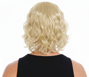 MENS WAVY WIG Curly Long Hair Disco Punk Rock Party Costume 60s 70s - Blonde V563-22705-BLONDE
