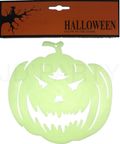 GIANT GLOW IN THE DARK PUMPKIN Halloween Face Party Decoration Decor Jack O Toy V563-22863