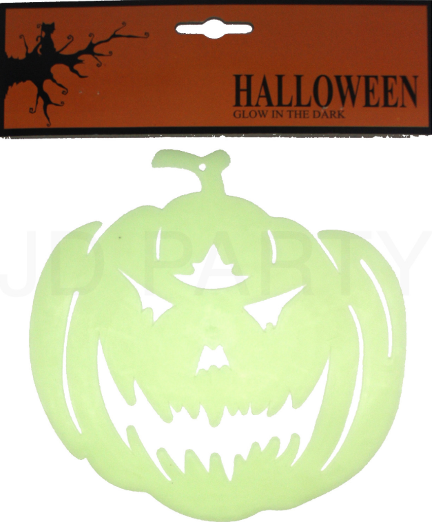 GIANT GLOW IN THE DARK PUMPKIN Halloween Face Party Decoration Decor Jack O Toy V563-22863
