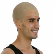 Bald Skinhead Wig Cap Costume Rubber Latex Dress Up Party Head Cover V563-22867