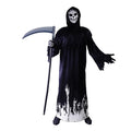 Scary Adult Glow in the Dark Party Costume Skeleton Reaper Halloween V563-22949