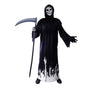 Scary Adult Glow in the Dark Party Costume Skeleton Reaper Halloween V563-22949