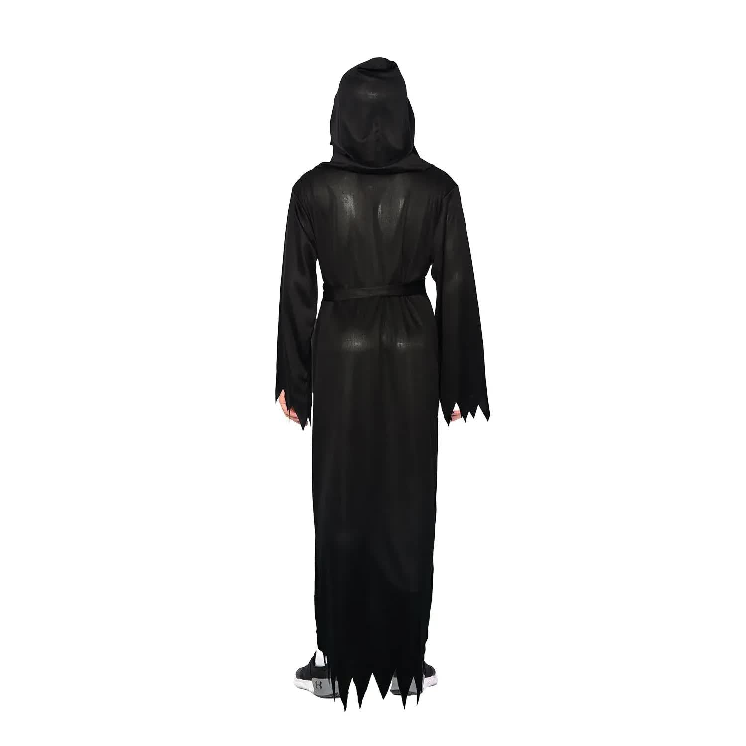 Scary Adult Glow in the Dark Party Costume Skeleton Reaper Halloween V563-22949