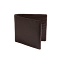 Dents RFID Pebble Grain Bifold Slim Leather Wallet - Chocolate V563-23-5501-CHOC