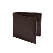 Dents RFID Pebble Grain Bifold Slim Leather Wallet - Chocolate V563-23-5501-CHOC