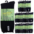 24 Pairs PREMIUM BAMBOO SOCKS Mens Heavy Duty Thick Work Socks Cushion BULK - Assorted Colour Pack - 6-11 V563-24BSOX-ACOLOUR-SIZE6-11