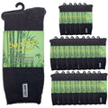 24 Pairs PREMIUM BAMBOO SOCKS Mens Heavy Duty Thick Work Socks Cushion BULK - Charcoal Grey - 6-11 V563-24BSOX-CHRCLGRY-SIZE6-11
