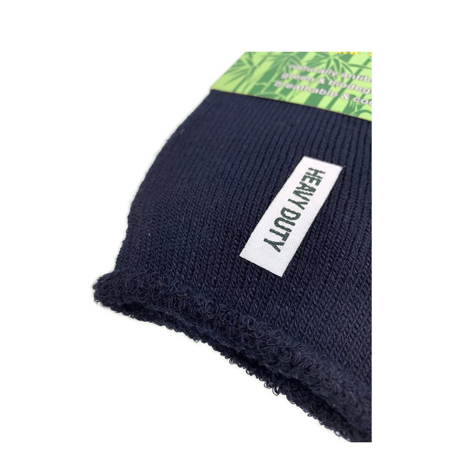 24 Pairs PREMIUM BAMBOO SOCKS Mens Heavy Duty Thick Work Socks Cushion BULK - Navy Blue - 6-11 V563-24BSOX-NVYBLU-SIZE6-11