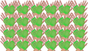 24 Pair Fishnet Gloves Fingerless Wrist Length 70s 80s Costume Party Fluro Green V563-24PCS-18510-FLUROGREEN