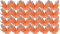 24 Pair Fishnet Gloves Fingerless Wrist Length 70s 80s Costume Party - Orange V563-24PCS-18510-ORANGE