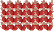 24 Pair Fishnet Gloves Fingerless Wrist Length 70s 80s Costume Party Bulk - Red V563-24PCS-18510-RED
