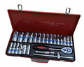 24 Piece Ratchet Socket Wrench Set Screwdriver Bits Extension Hex Chrome Vanadium V563-24PCS_SOCKETTOOLSET
