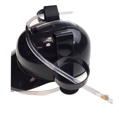 BEER DRINKING HELMET Drink Guzzler Holder Costume Party Hat Oktoberfest - Black V563-2518-BLACK