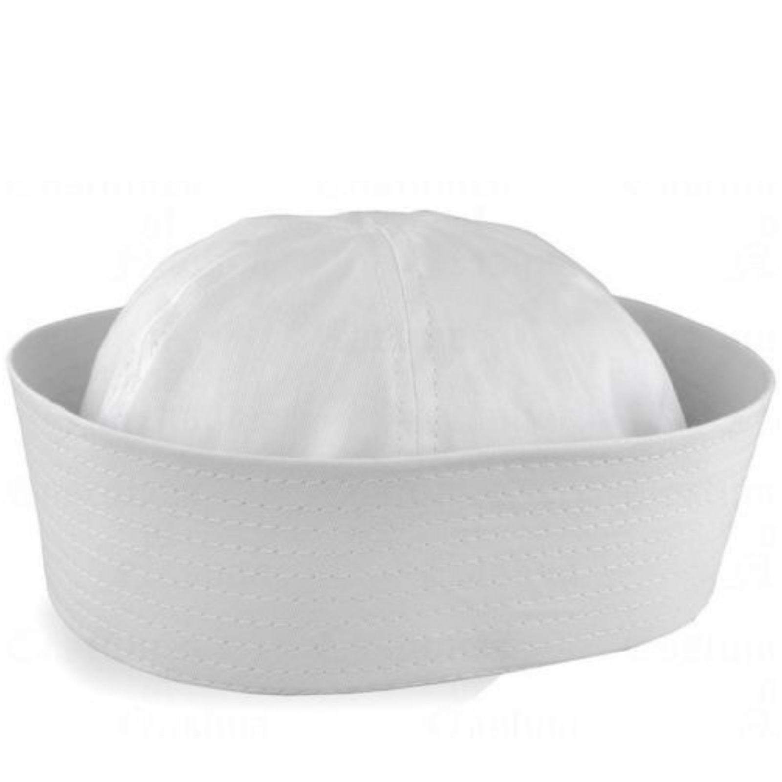 Adult White Sailor Hat Marine Unisex Gob Captain Navy Hen's Night Doughboy Cap V563-28020