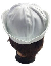 Adult White Sailor Hat Marine Unisex Gob Captain Navy Hen's Night Doughboy Cap V563-28020