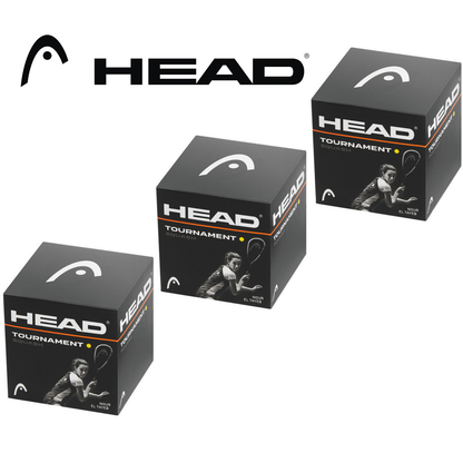 HEAD Tournament Squash Ball Advanced Training Competition - 3 Balls V563-287326-3PK
