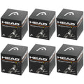 HEAD Tournament Squash Ball Advanced Training Competition Bulk - 6 Balls V563-287326-6PK