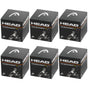 HEAD Tournament Squash Ball Advanced Training Competition Bulk - 6 Balls V563-287326-6PK