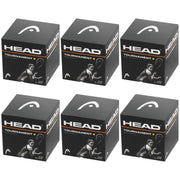 HEAD Tournament Squash Ball Advanced Training Competition Bulk - 6 Balls V563-287326-6PK
