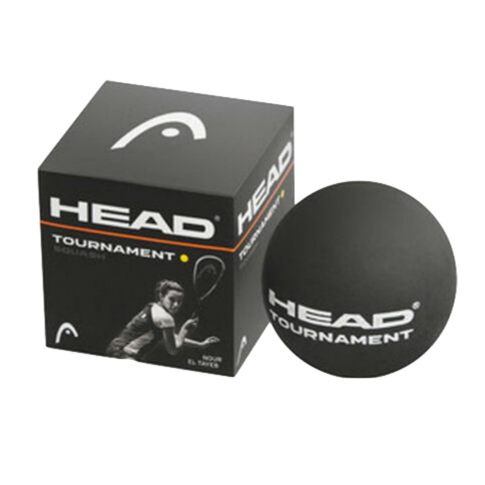 HEAD Tournament Squash Ball Advanced Training Competition Bulk - 6 Balls V563-287326-6PK