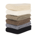 2 Pairs WOOL BLEND SOCKS Ladies Womens Thick Soft Work Thermal Warm Winter - 2-8 V563-2XBR-WBWSKS-SIZE2-8