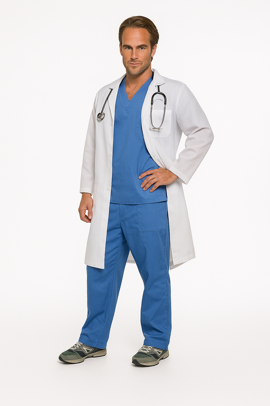 Plus Size Mens Doctor Costume King Big & Tall Party Hospital Fancy Dress V563-3078