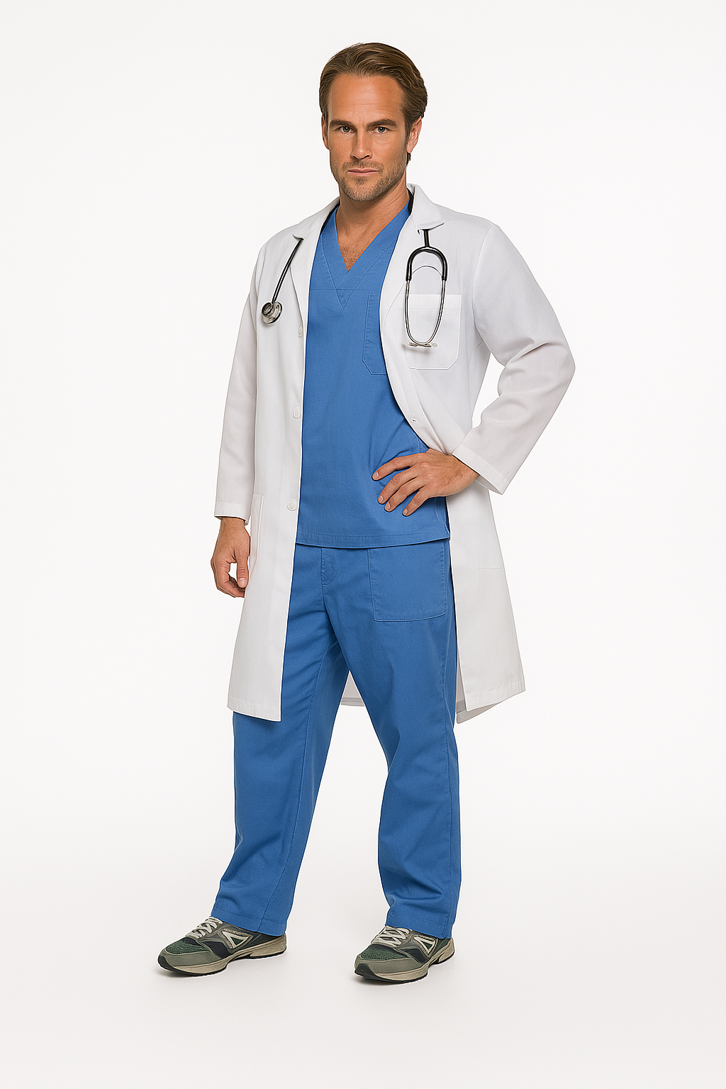 Plus Size Mens Doctor Costume King Big & Tall Party Hospital Fancy Dress V563-3078