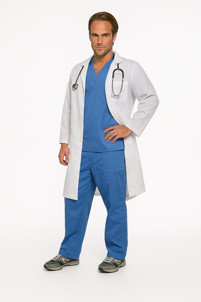 Plus Size Mens Doctor Costume King Big & Tall Party Hospital Fancy Dress V563-3078