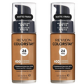 2x Revlon ColorStay Makeup for Combination Oily Skin SPF 15 - Caramel 400 - 30 ml V563-309974700177-2PCS