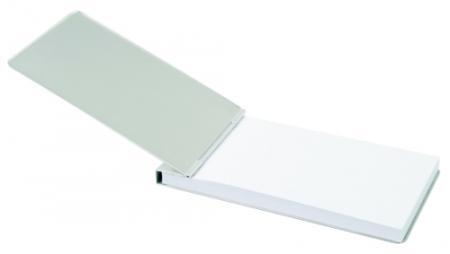 Memo Notepad with Stainless Steel Cover for Waiters Waitresses Cafe Staff V563-31_424-1PCS