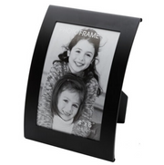 Curve Picture Photo Frame Curved Aluminium Portrait 10cm x 15cm (4"x6") - Black V563-31_771