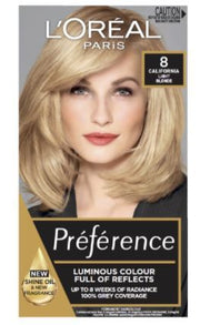 LOreal Paris Preference Hair Colour 8 California Natural Blonde With Colour Extender V563-3600522187523
